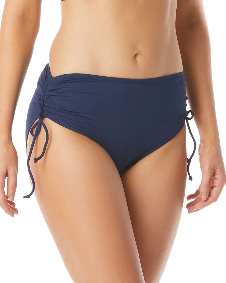 2025 Beach House Solid Hayden Side Tie Bikini Bottom (More colors available) - H58179