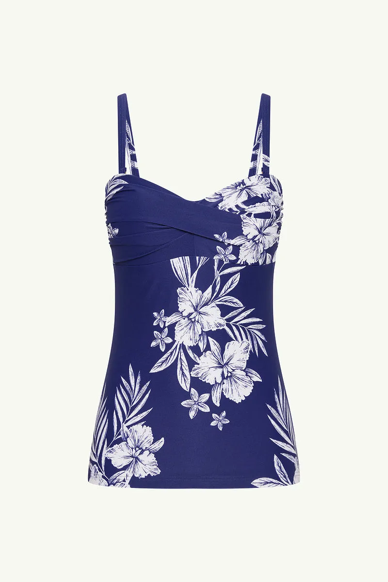 Aloha Twist Bandeau Tankini