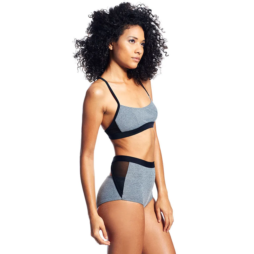 Alva Top - Heather Grey