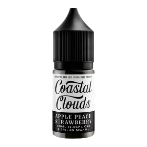Apple Peach Strawberry Coastal Clouds Salt Nic