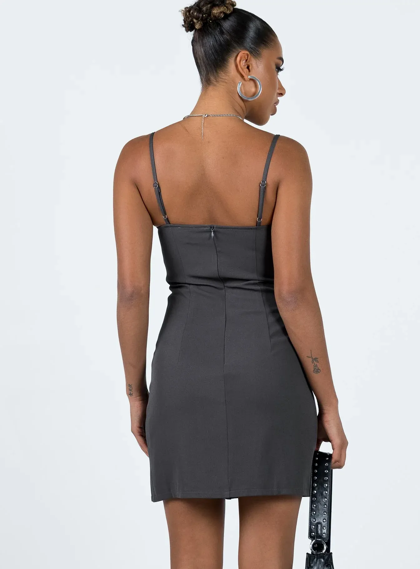 Archette Corset Mini Dress Slate