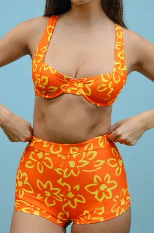 Babysitter Underwire Bikini Top - Malibu Orange