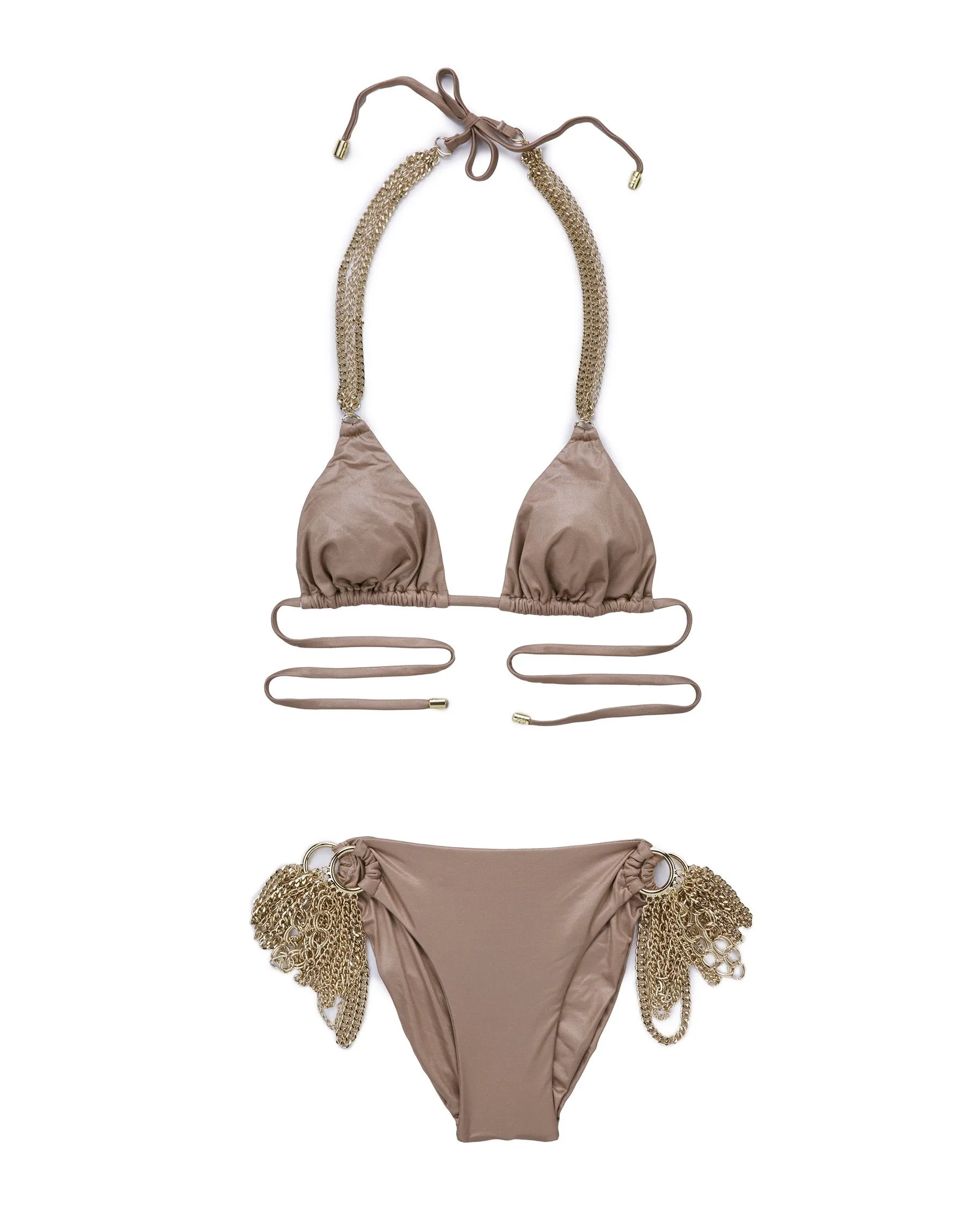 Ball and Chain Triangle Top - Bronze