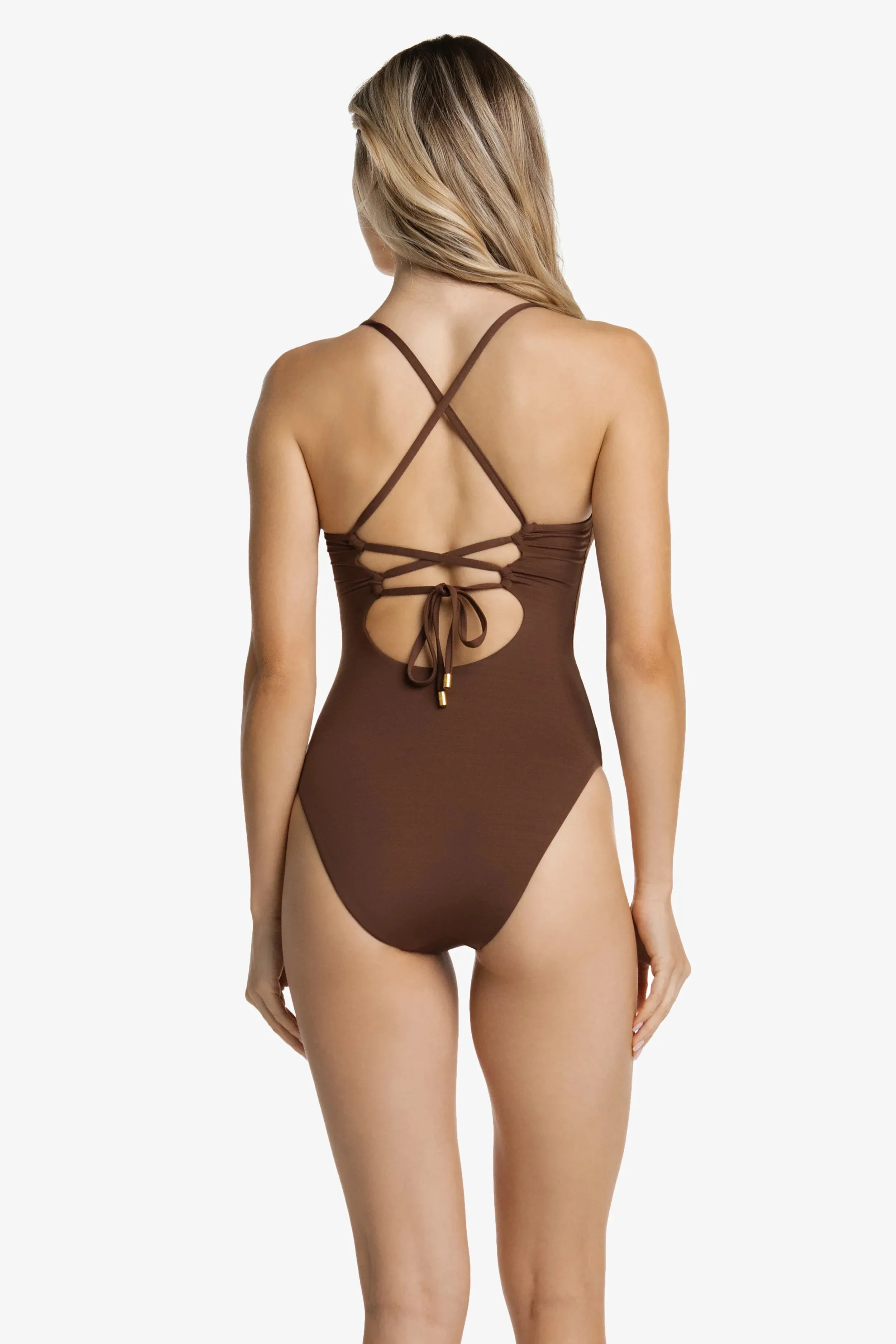 Ballet One-Piece  |  Textured Chocolate Brown