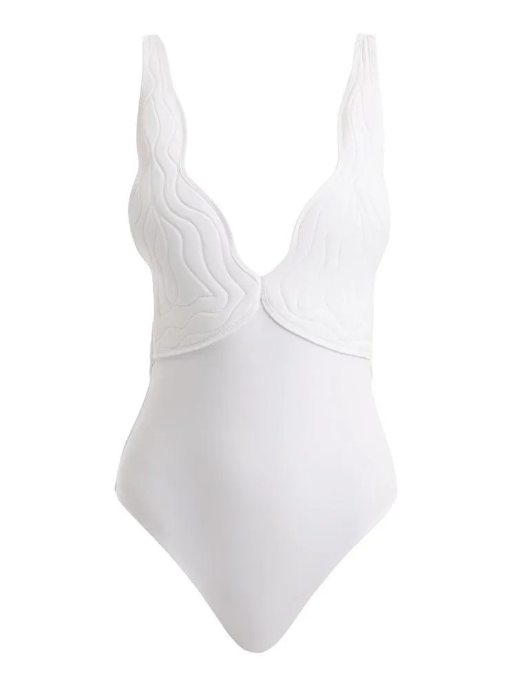 Breena White Swimsuit