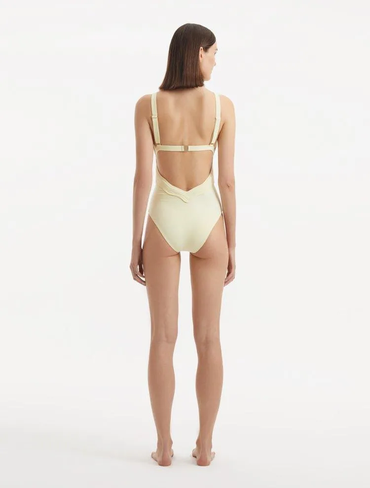 Breena Yellow Swimsuit