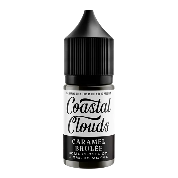 Caramel Brulee Coastal Clouds Salt Nic