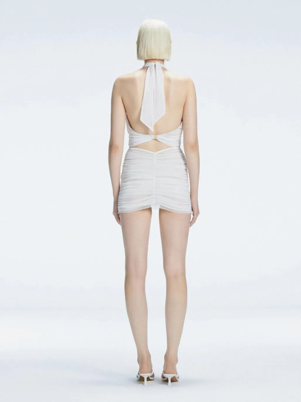 Carolina White Cut-Out Swimdress