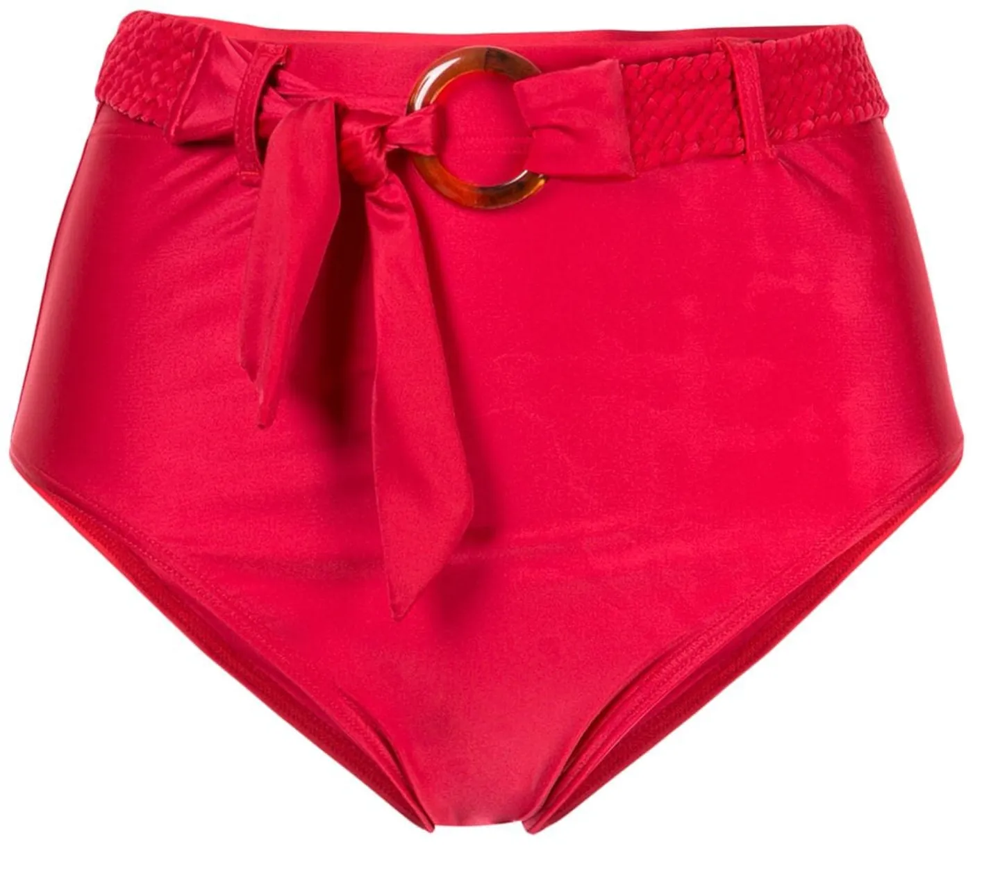 Cerise Belted High Waist Bottom | Cherry