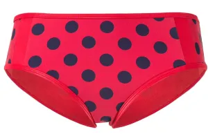 Cerise Full Brief Bottom | Cherry & Indigo Spot