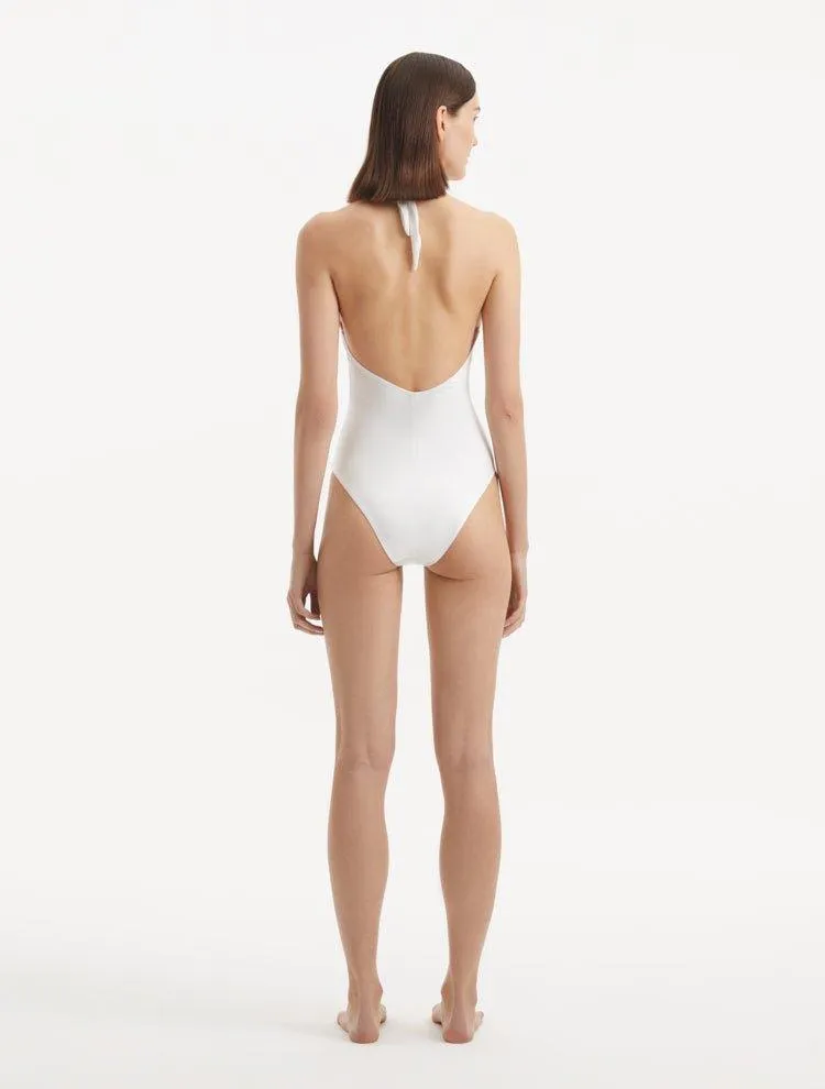Dwyn White Swimsuit