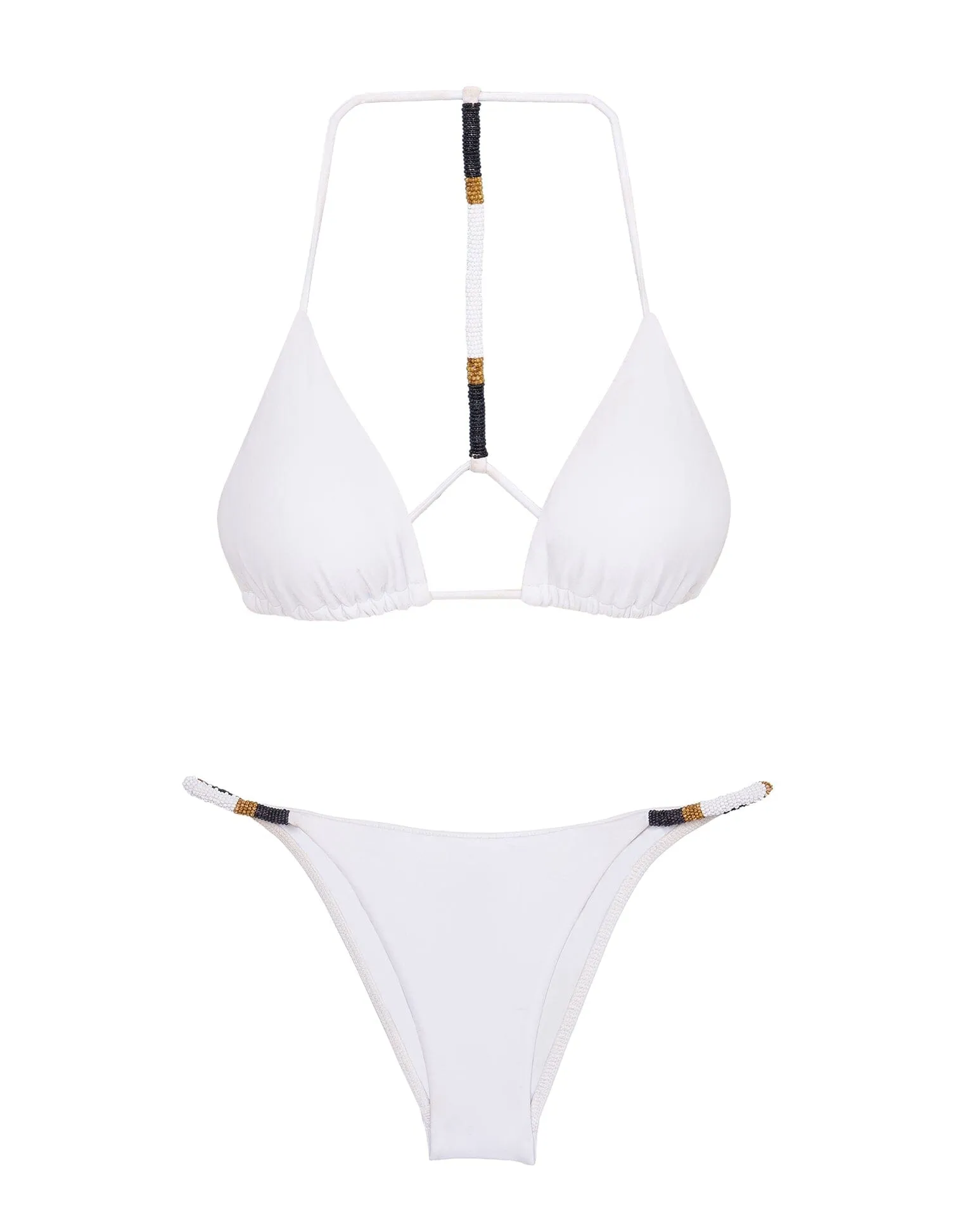 Ella Triangle Top - White