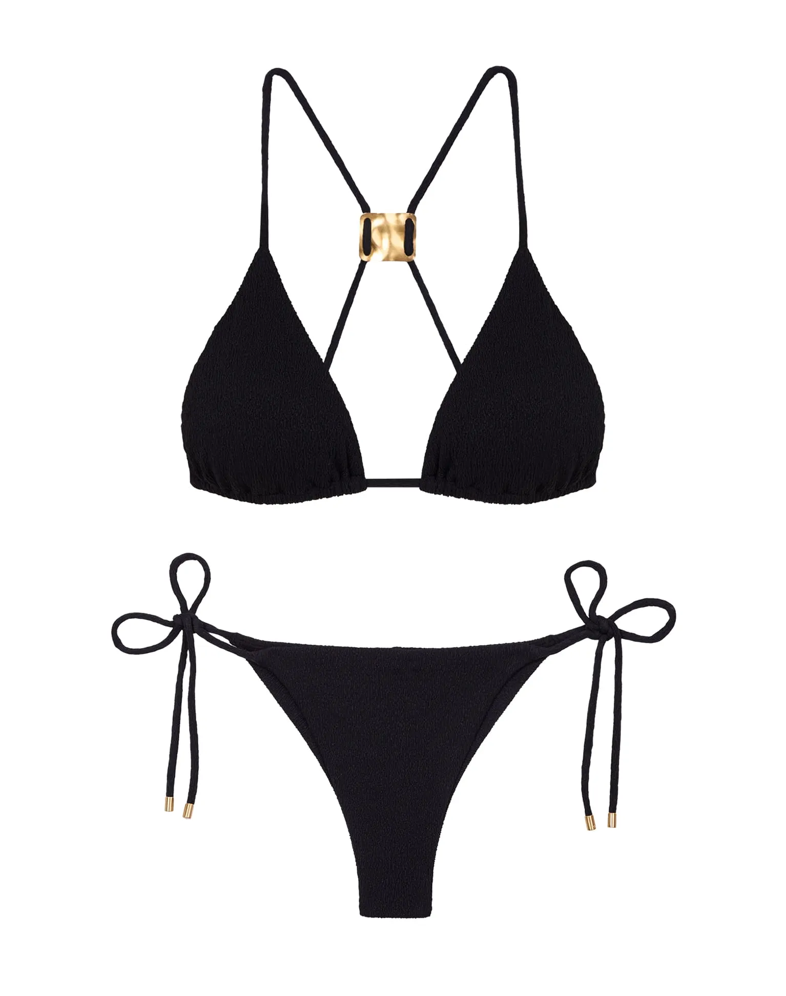 Firenze Cleo T Back Tri Top - Black