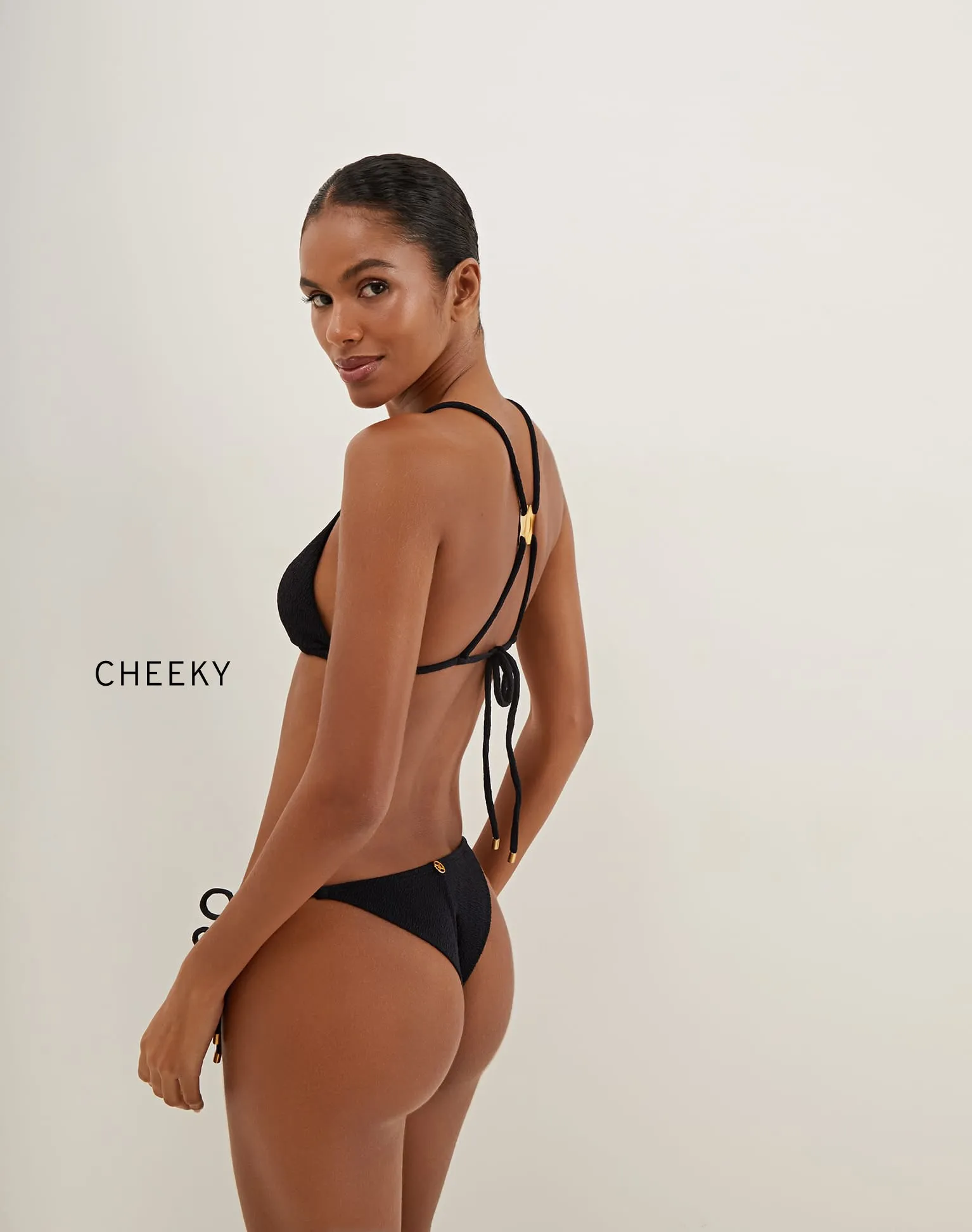 Firenze Cleo T Back Tri Top - Black