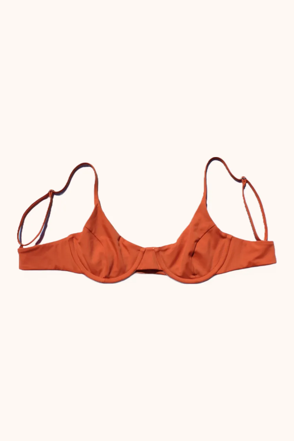 Flow Underwire Bikini Top // Persimmon