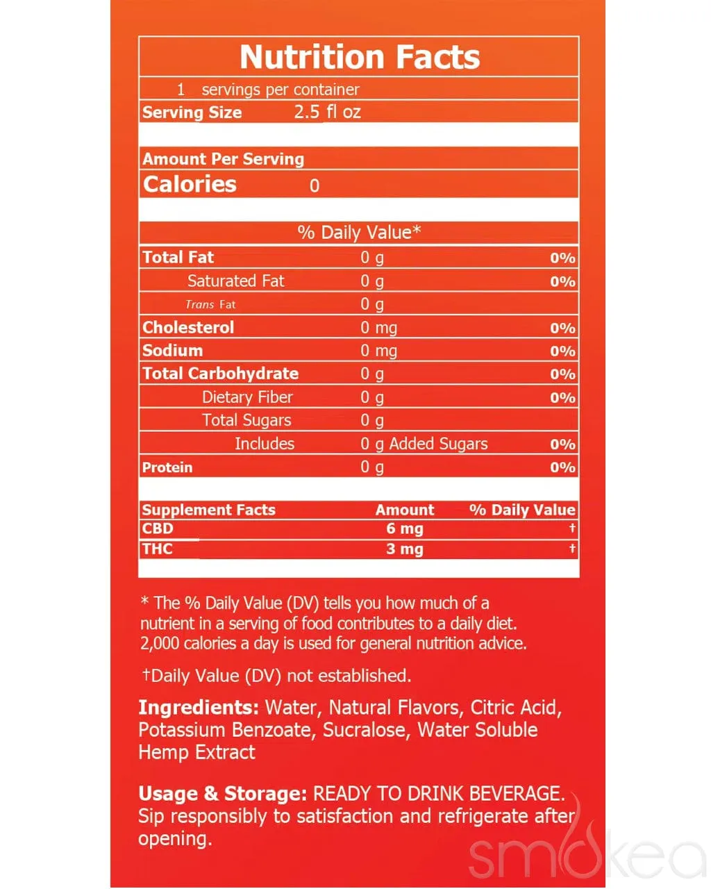 Hectare's Delta 9 Infused Drink - Blood Orange