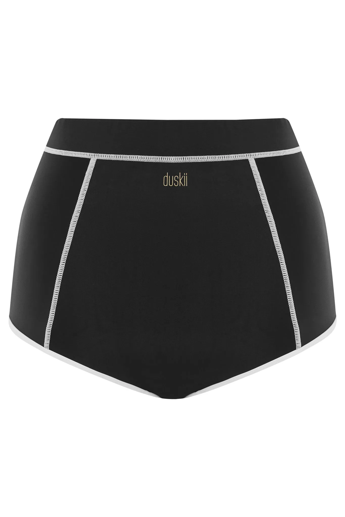 High Waist Zip Bottom | Black