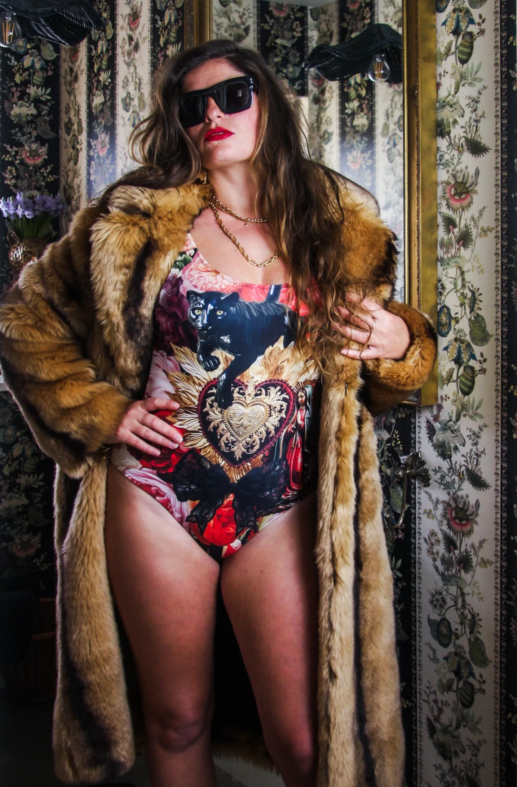 Italian Panther Swimsuit