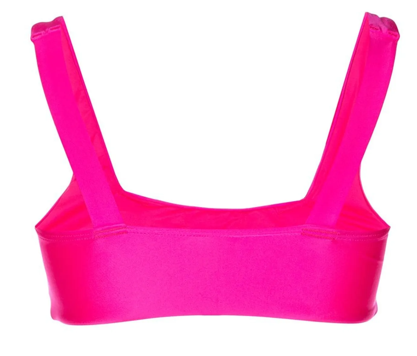 Jackie Square Neck Top | Neon Pink