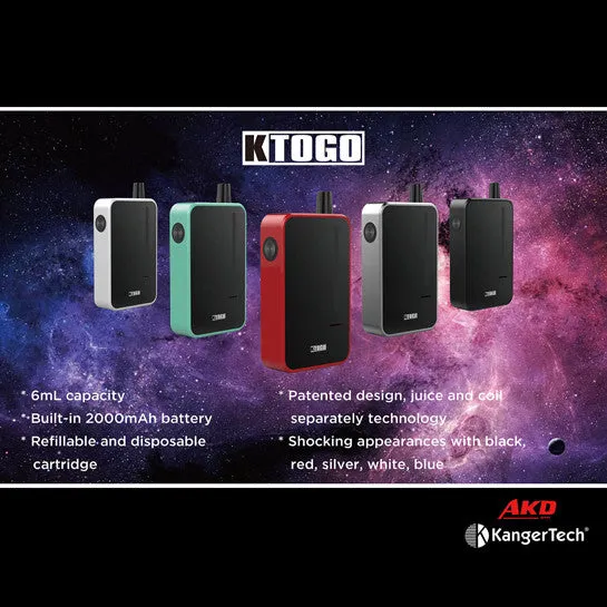 Kanger K-TOGO Starter Kit - AKD Series (All-in-One)