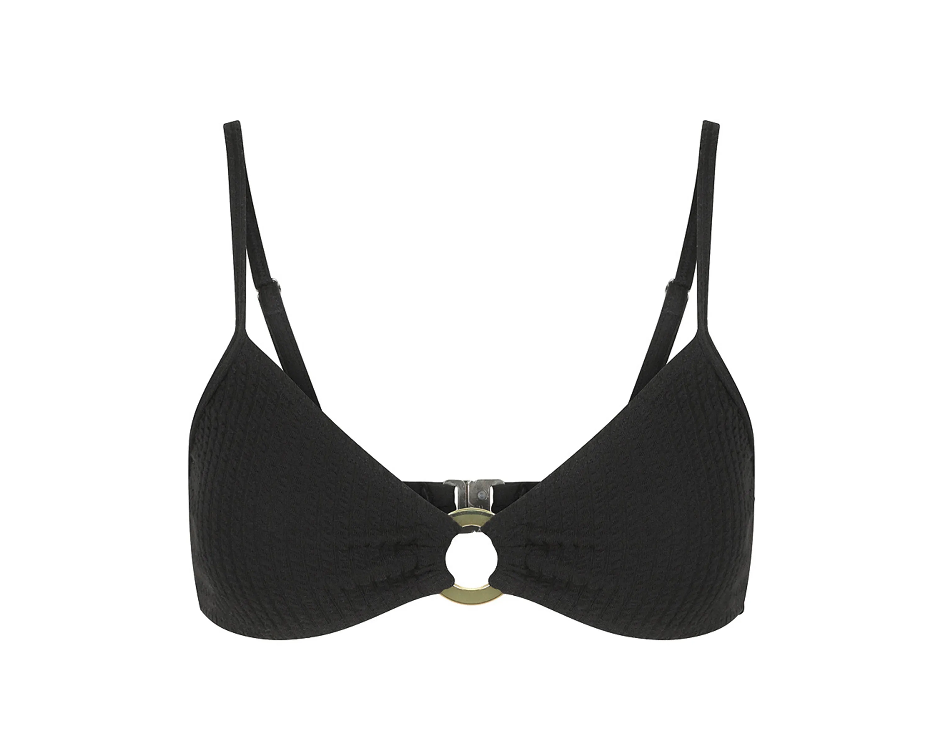 Long Island Bikini Top | Ebony