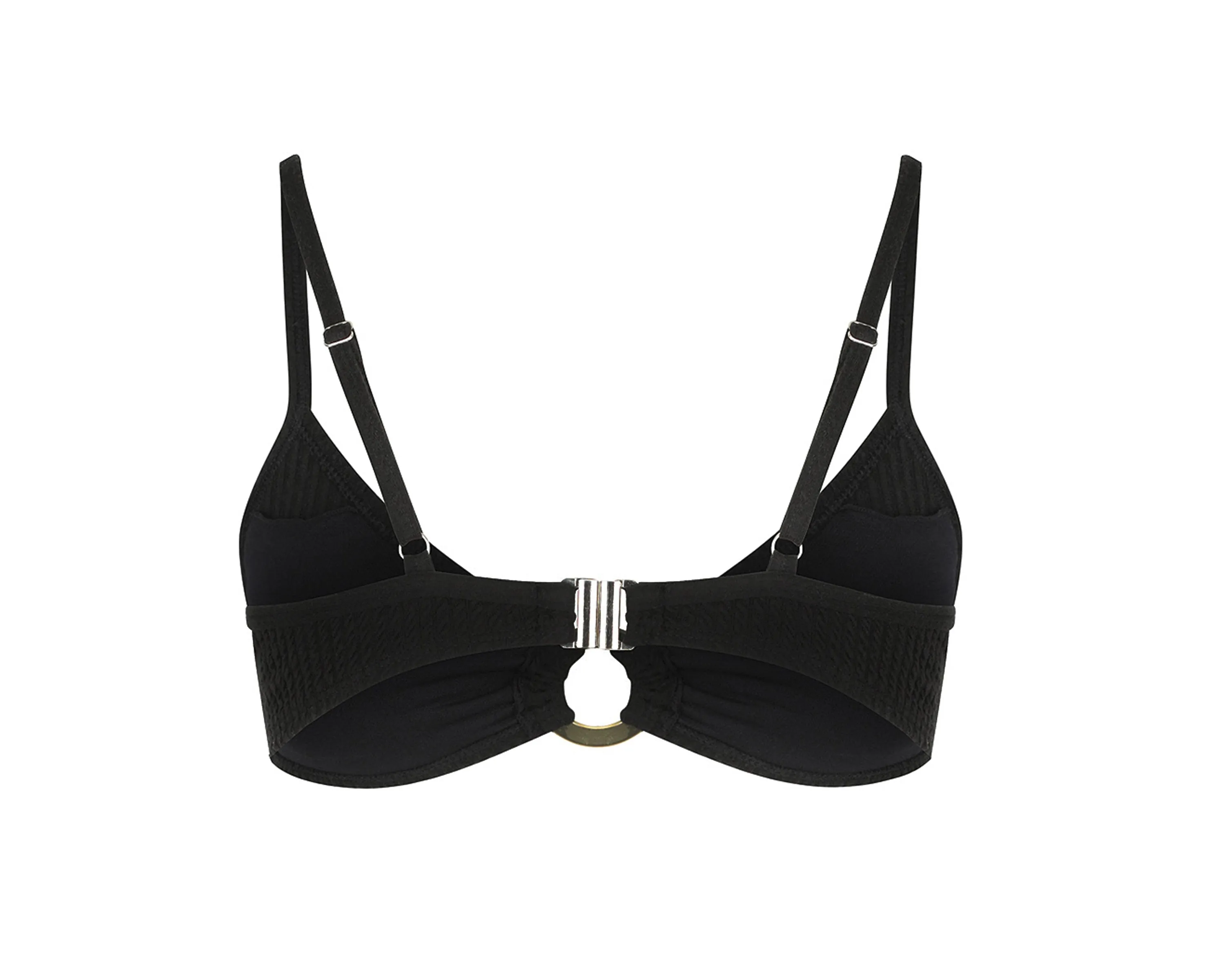 Long Island Bikini Top | Ebony