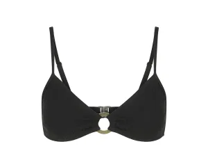 Long Island Bikini Top | Ebony