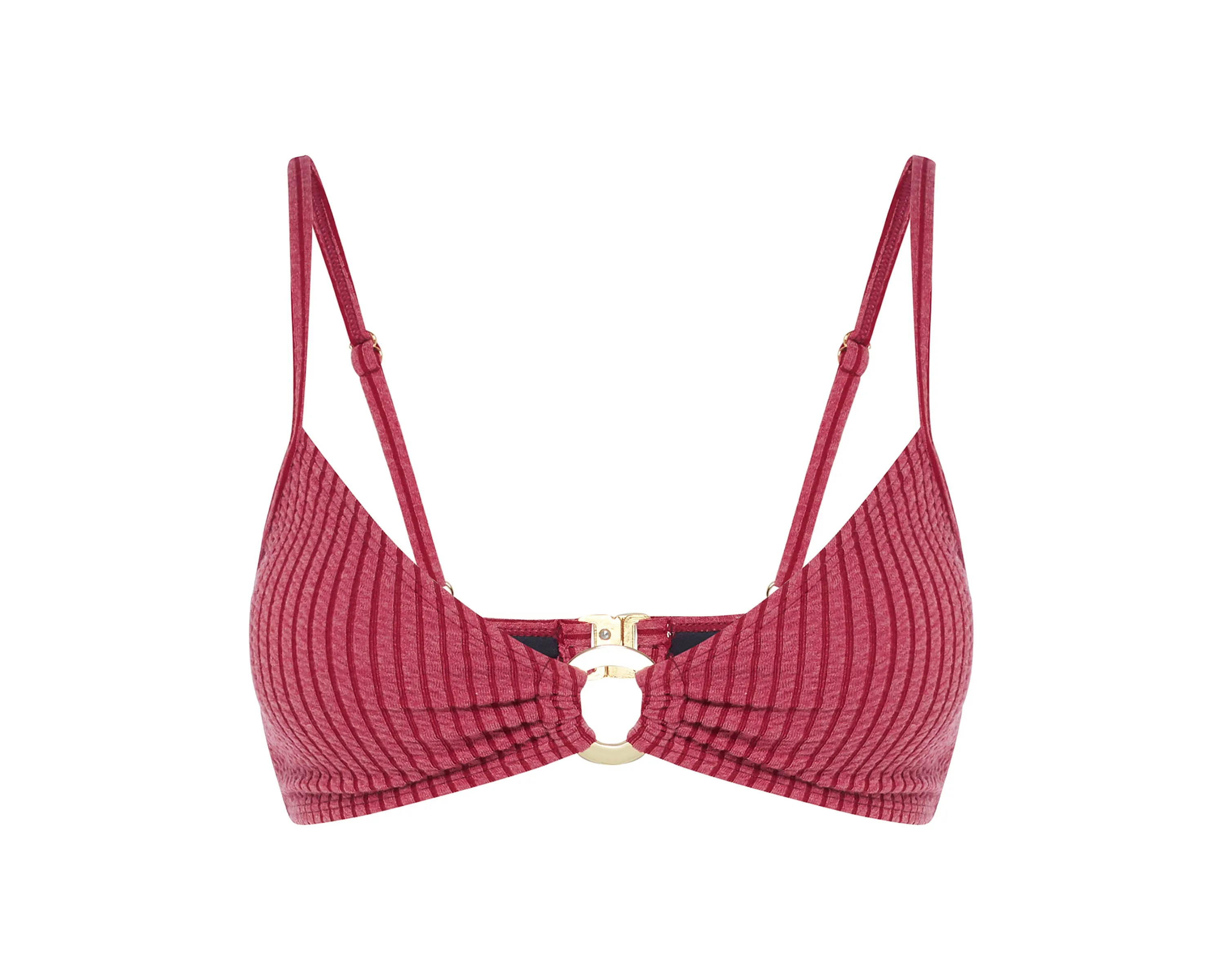Long Island Bikini Top | Raspberry