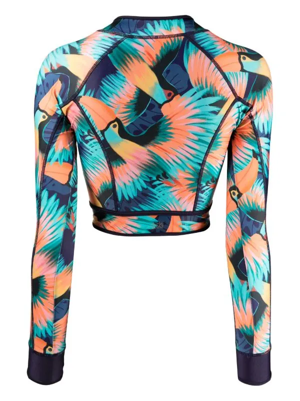 Long Sleeve Classic Panel Rash | Tropical