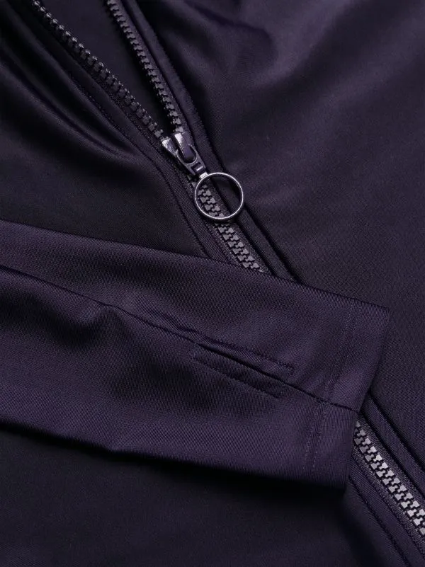 LONG SLEEVE ZIP RASH TOP | Navy