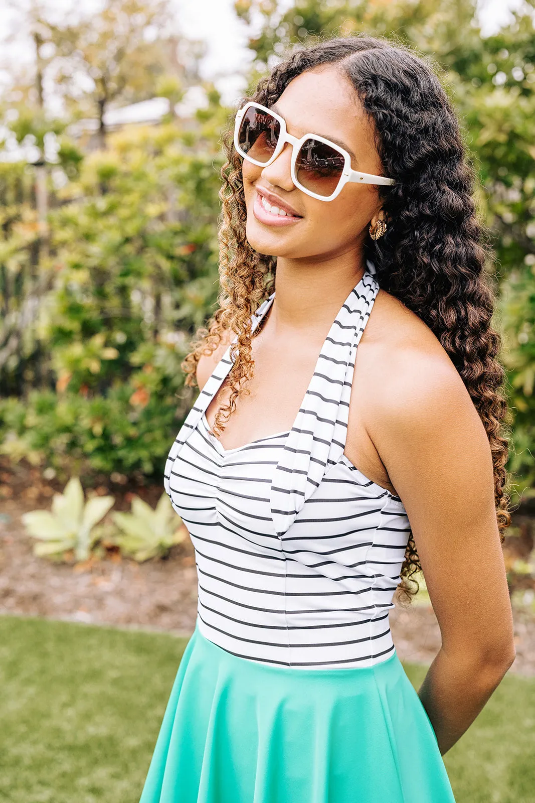 marie in jade stripe