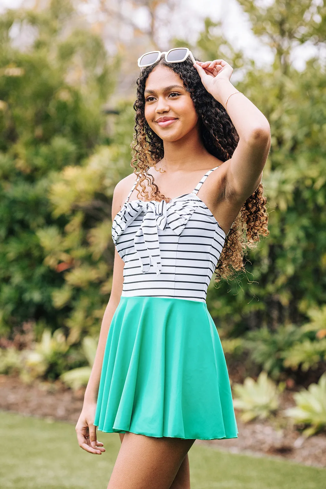 marie in jade stripe