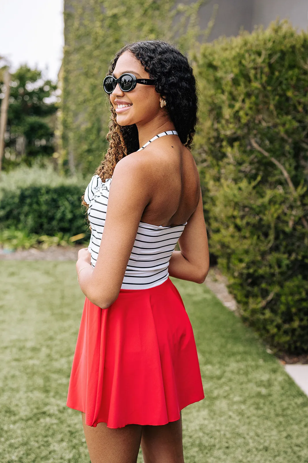 marie in ruby stripe