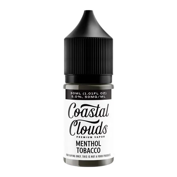 Menthol Tobacco Coastal Clouds Salt Nic