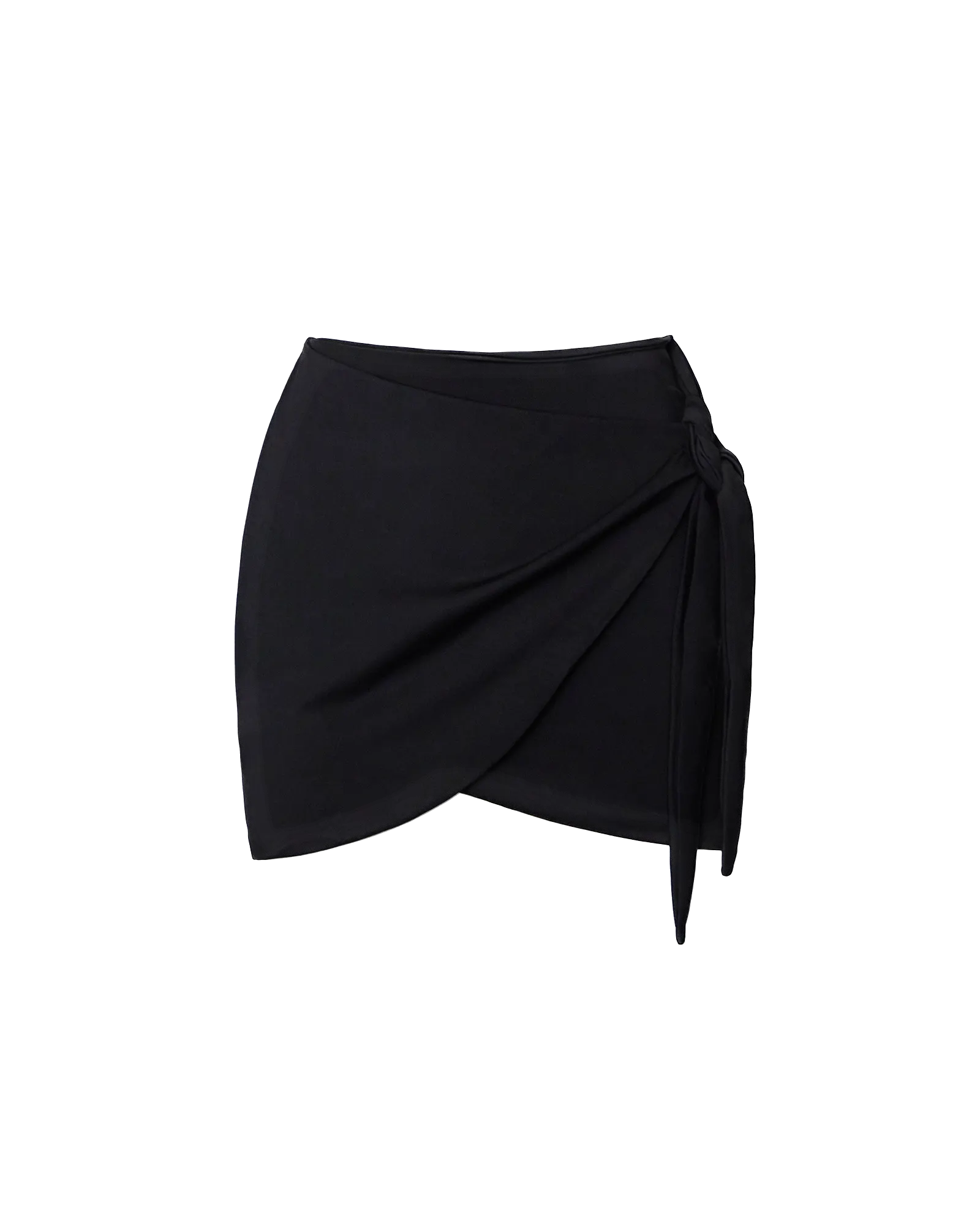 Mini Wrap Skirty - Black