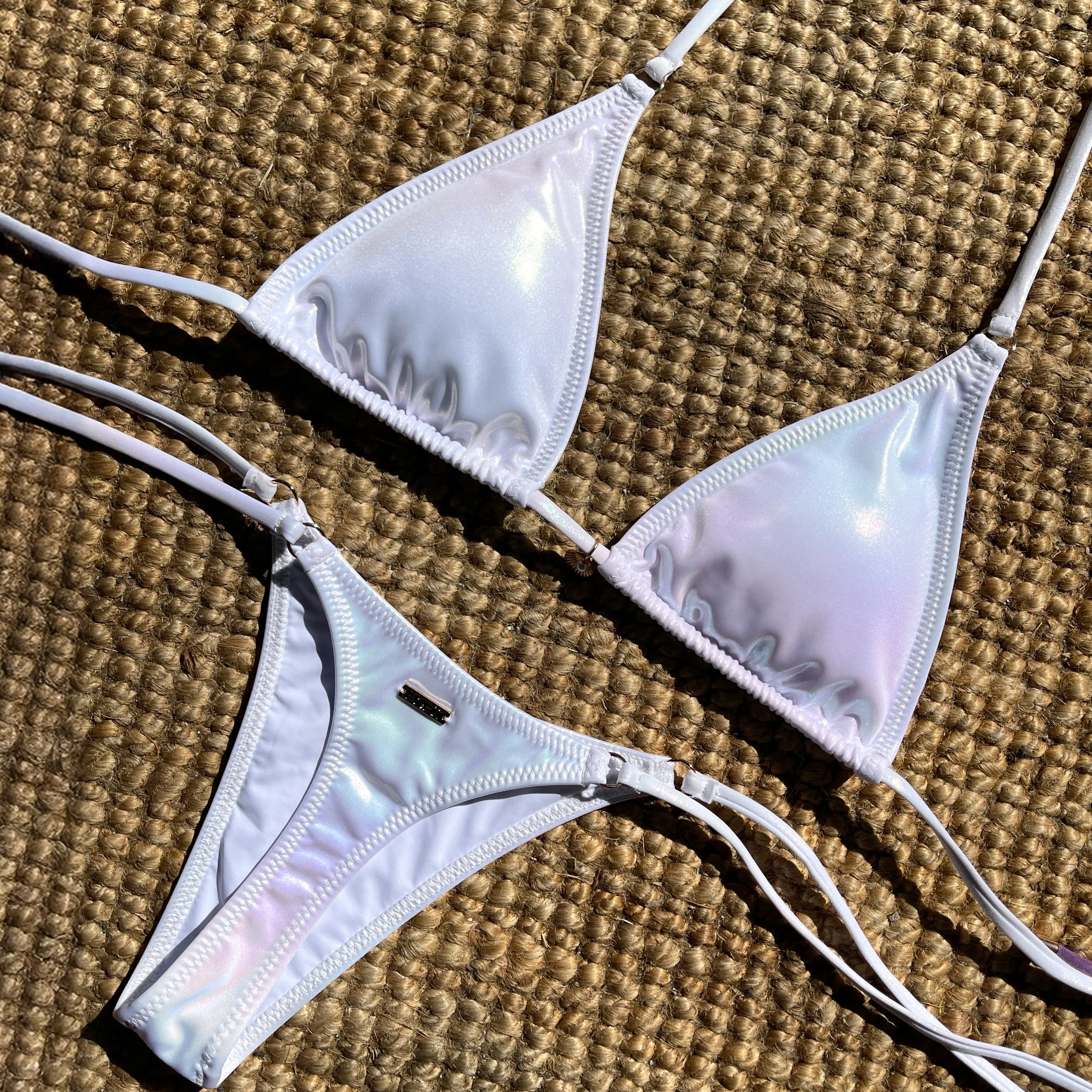 MIRA THONG BOTTOMS - MOONSTONE