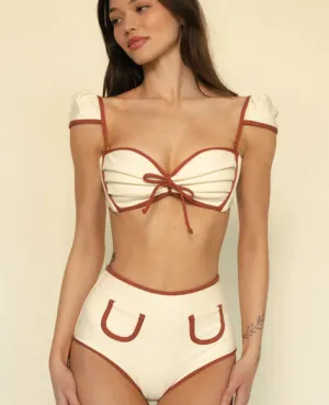 Montce Oat/Terracotta High Rise Bikini