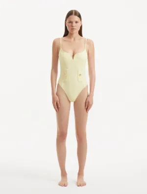 Muriel Yellow Swimsuit
