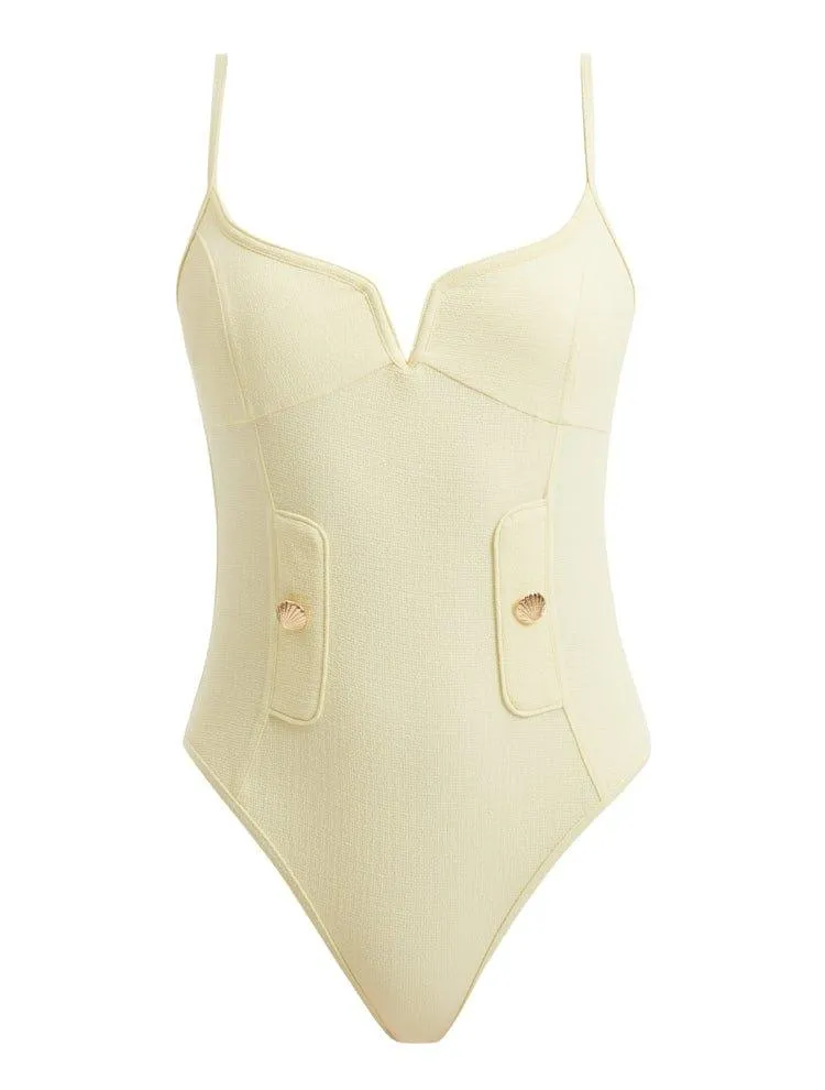 Muriel Yellow Swimsuit