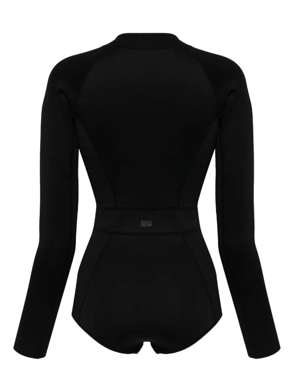 Neoprene Classic Long Sleeve Suit | Black