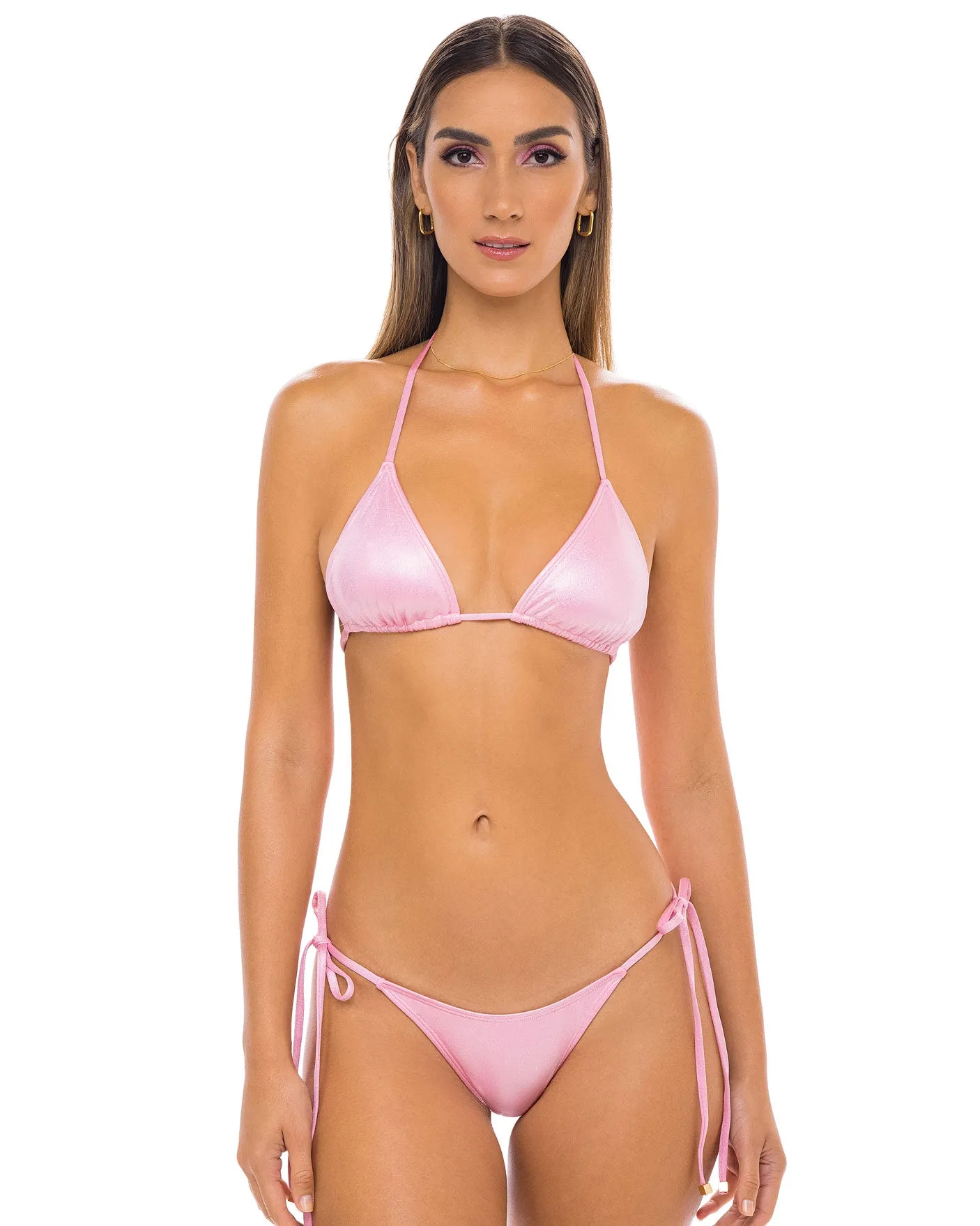NOVA SCRUNCH BOTTOMS - GLITTER PINK