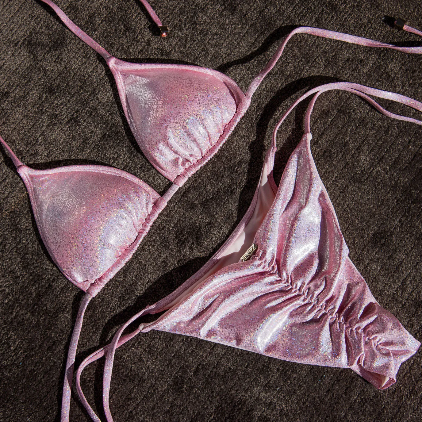 NOVA SCRUNCH BOTTOMS - GLITTER PINK