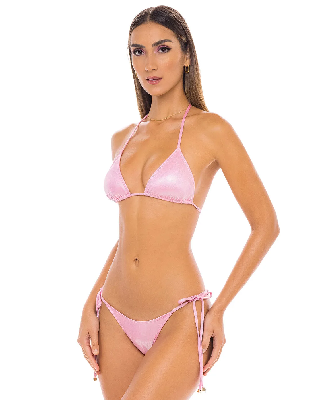 NOVA SCRUNCH BOTTOMS - GLITTER PINK
