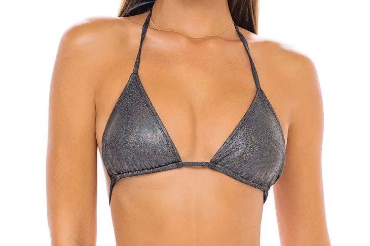 NOVA TOP - GLITTER BLACK