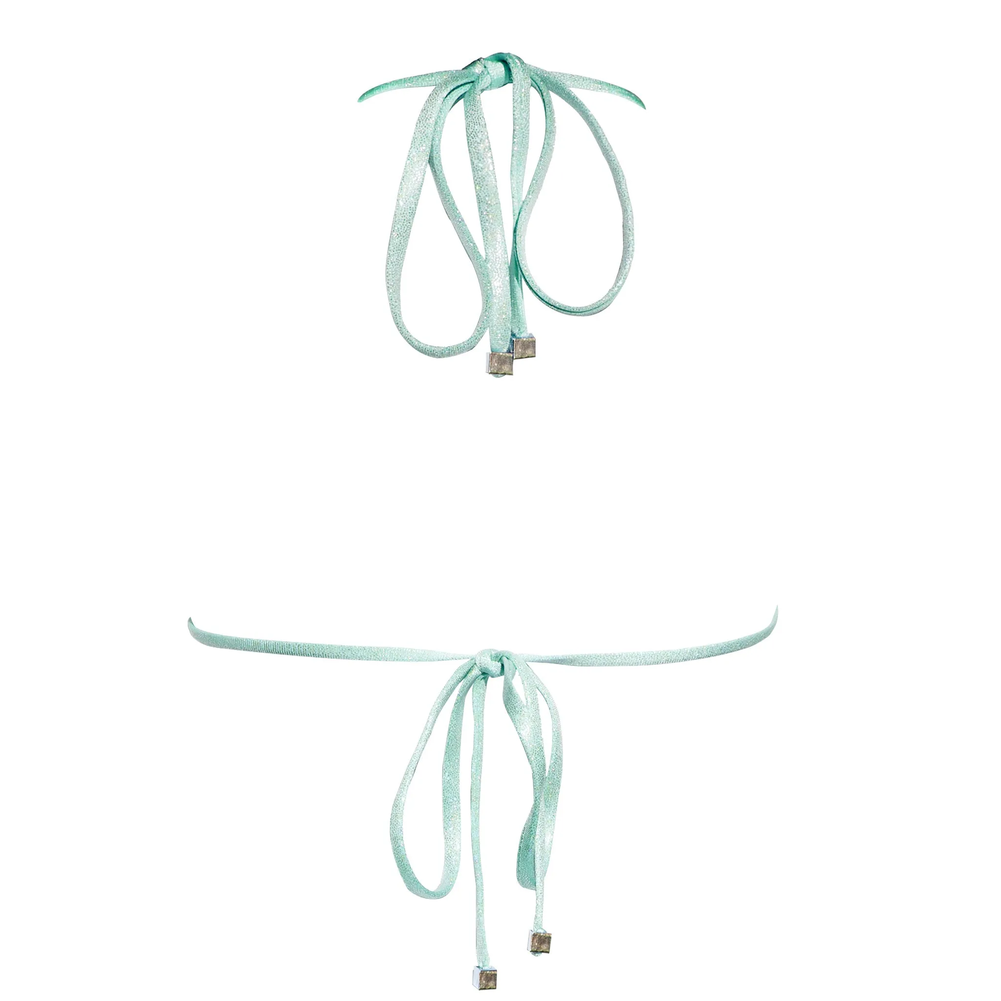 NOVA TOP - GLITTER MINT