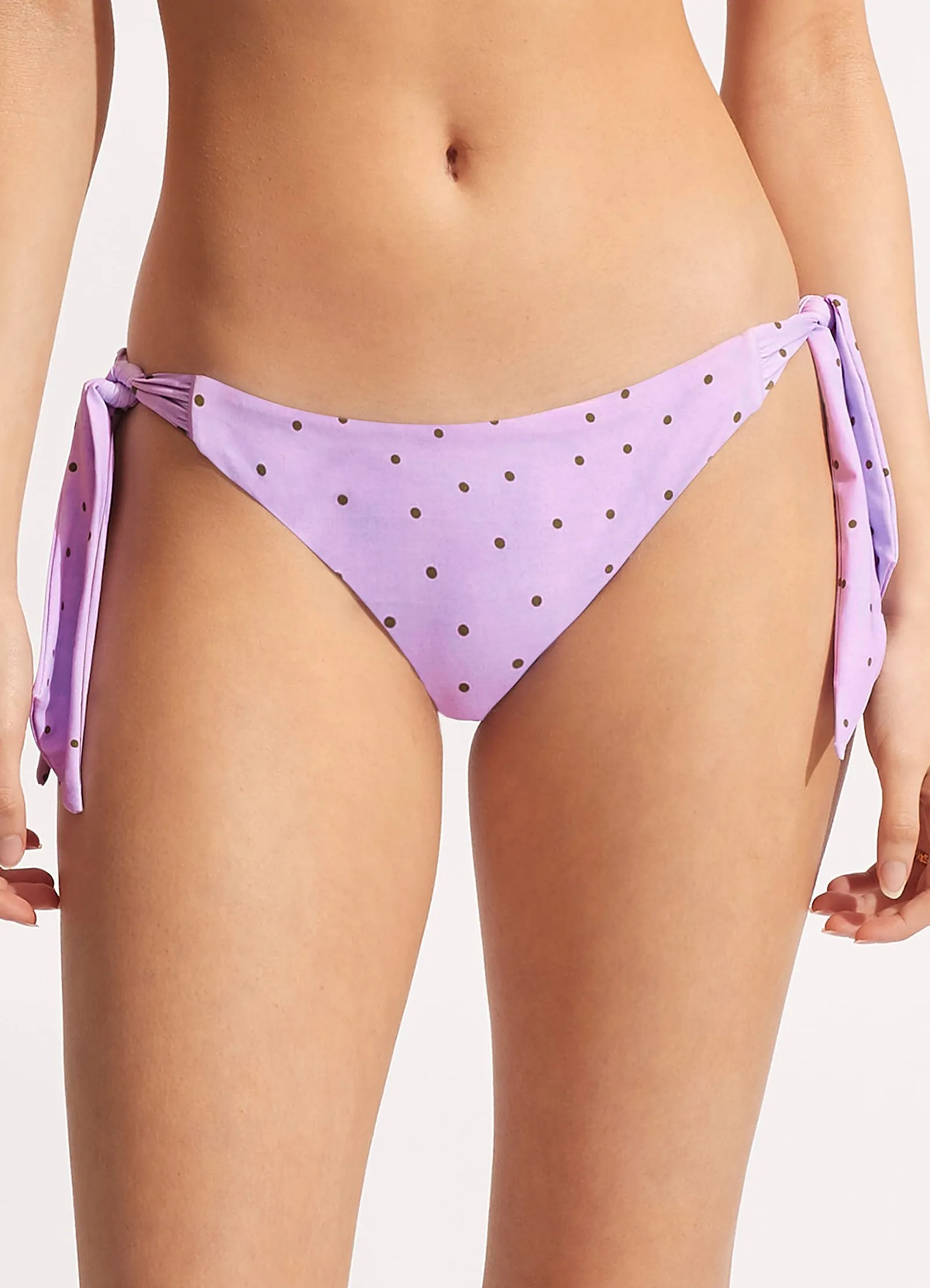 Paradise Garden Hipster Tie Side - Lilac Spot