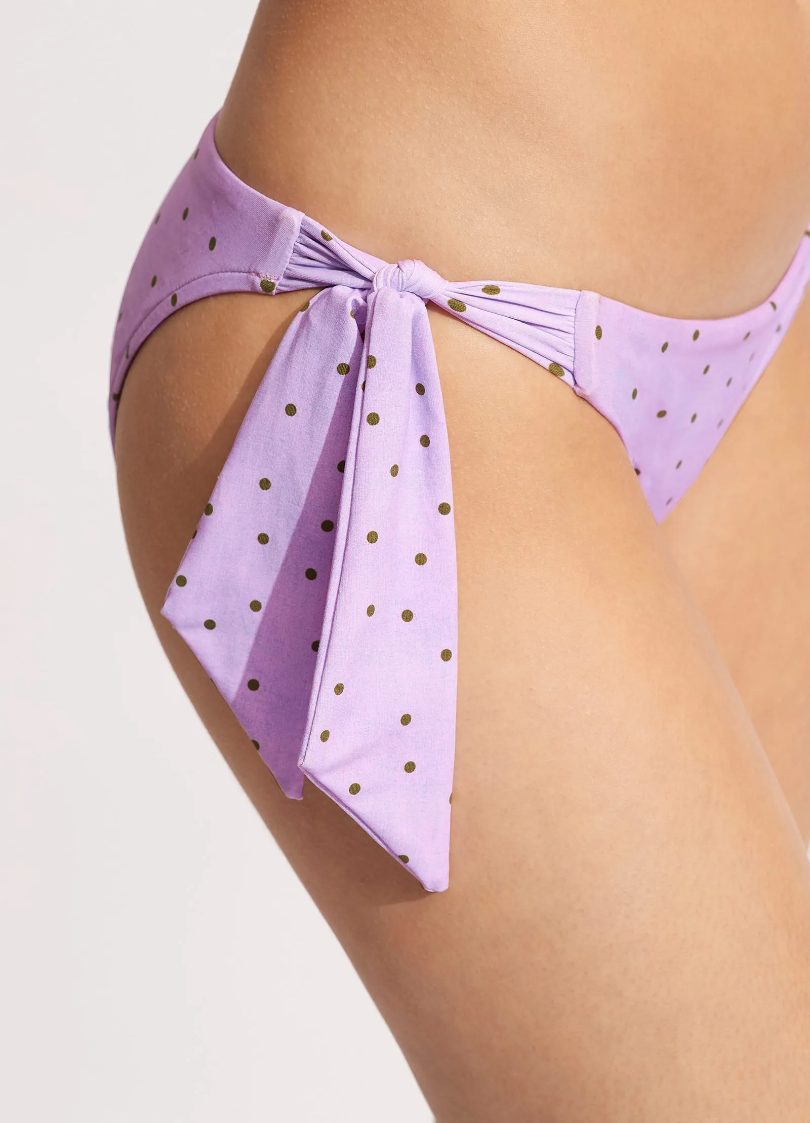 Paradise Garden Hipster Tie Side - Lilac Spot