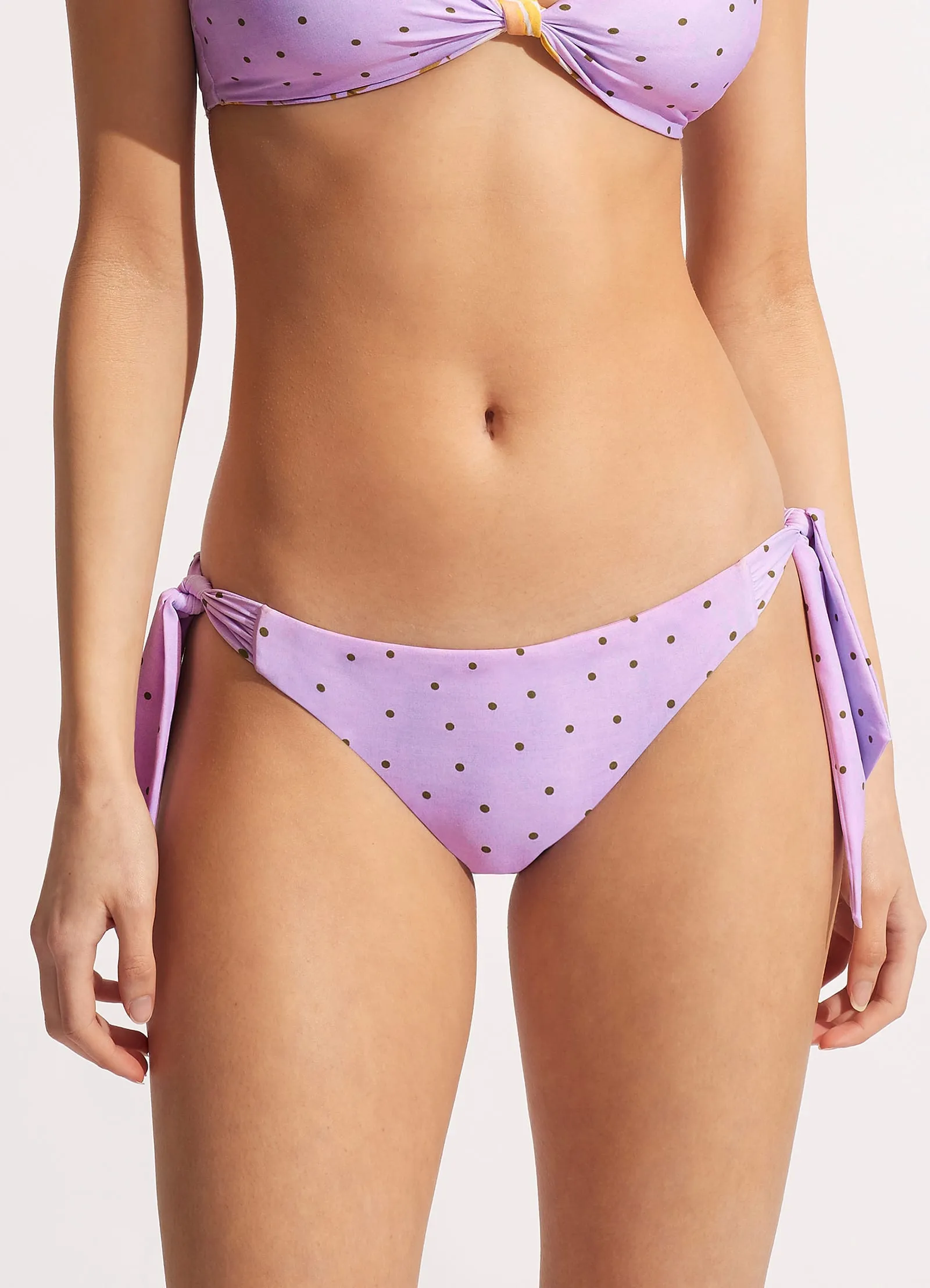 Paradise Garden Hipster Tie Side - Lilac Spot