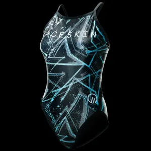 Raceskin Swimsuit - Blue Lines