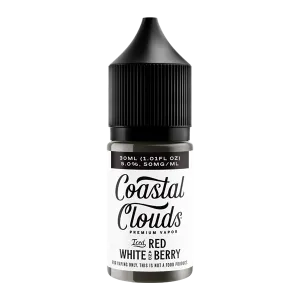 Red White & Berry Iced Coastal Clouds Salt Nic